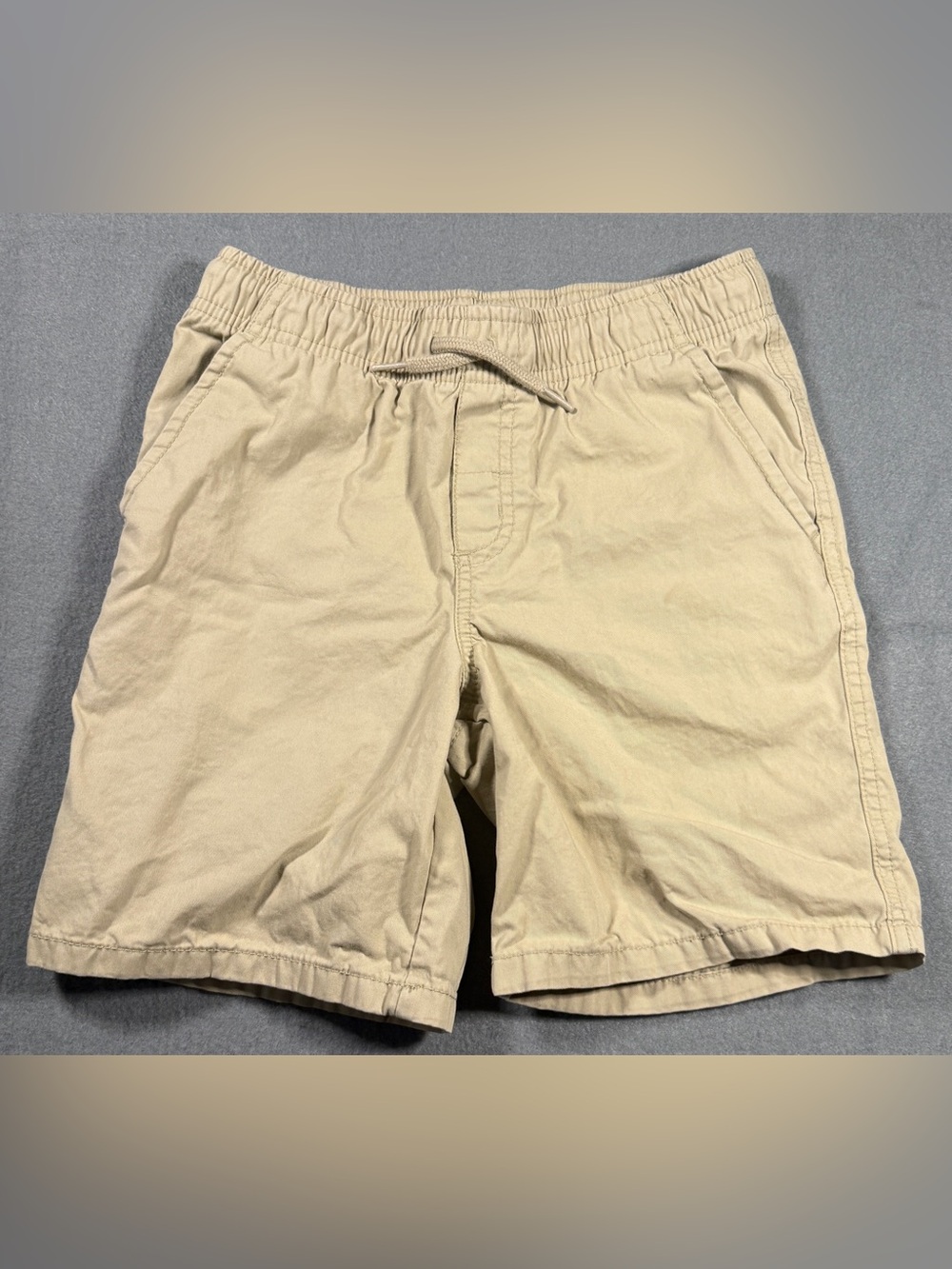 Cat & Jack Tan Elastic-Waist Pull-On Shorts